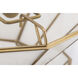 Jaxen 3 Light 17.75 inch Legacy Brass Semi-Flush Mount Ceiling Light