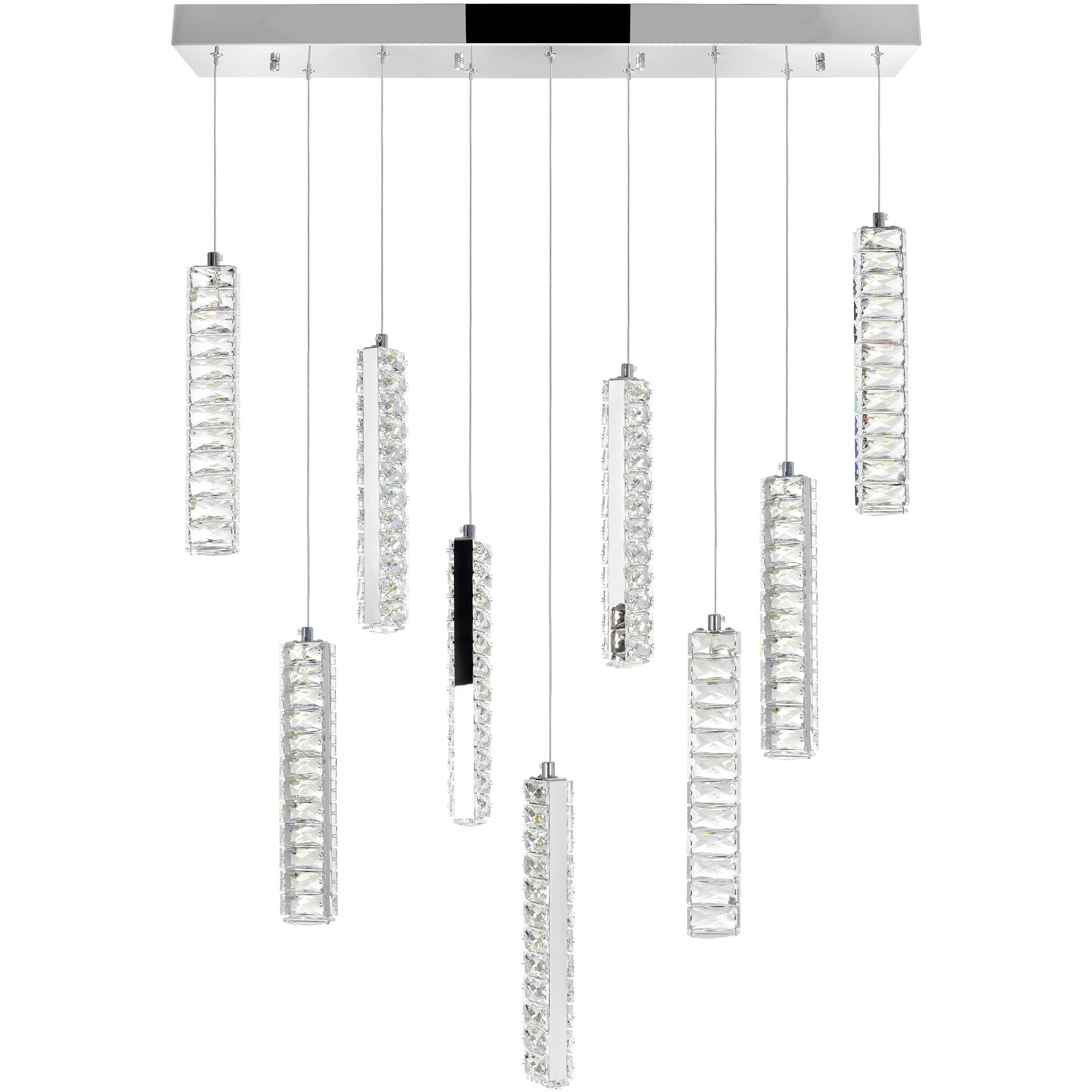 Celina LED 32 inch Chrome Pool Table Light Ceiling Light