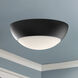 Alora Mood Rubio 2 Light 12.25 inch Matte Black/Opal Matte Glass Flush Mount Ceiling Light