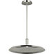 Avroko Saucer Direct LED 24 inch Polished Nickel Pendant Ceiling Light