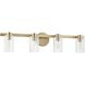 Bedminster 4 Light 30.5 inch Champagne Gold Vanity Light Wall Light