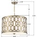 Jennings 5 Light 24.25 inch Aged Brass Pendant Ceiling Light