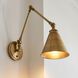 Morland 33.75 inch 60.00 watt Warm Brass Adjustable Wall Sconce Wall Light, Essentials