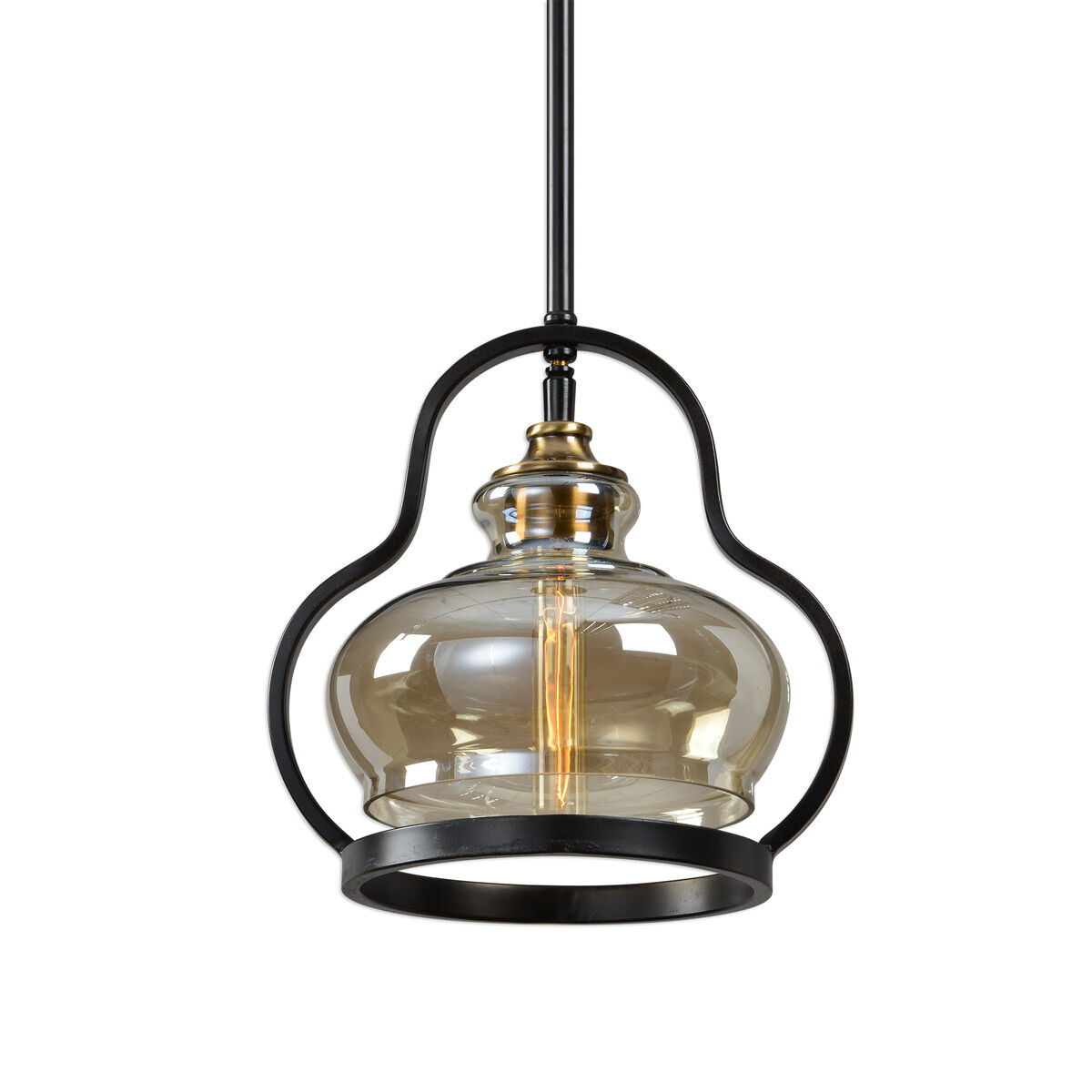 Cotulla 1 Light 12 inch Aged Black Mini Pendant Ceiling Light