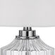 Reston 26 inch 100.00 watt Clear Table Lamp Portable Light