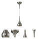 Lindsey 1 Light 4 inch Satin Nickel Mini Pendant Ceiling Light