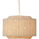 Theory 4 Light 26.75 inch Off-White Chandelier Ceiling Light