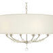 Mirage 6 Light 30 inch Polished Nickel Chandelier Ceiling Light