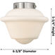 Franklin Restoration Small Oxford LED 40 inch Brushed Satin Nickel Island Light Ceiling Light in Seedy Glass, Franklin Restoration