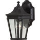 Quade 1 Light 11.5 inch Black Outdoor Wall Sconce