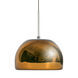 Envisage Vi 1 Light 6 inch Satin Nickel Mini Pendant Ceiling Light in Chocolate