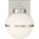 Emma 5.5 inch Brushed Steel Wall Sconce Wall Light