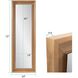 Danton 72 X 24 inch Brown Floating Dressing Mirror
