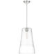 Ingo 1 Light 12 inch Polished Nickel Pendant Ceiling Light
