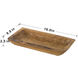 Rectangular Teak Natural Tray
