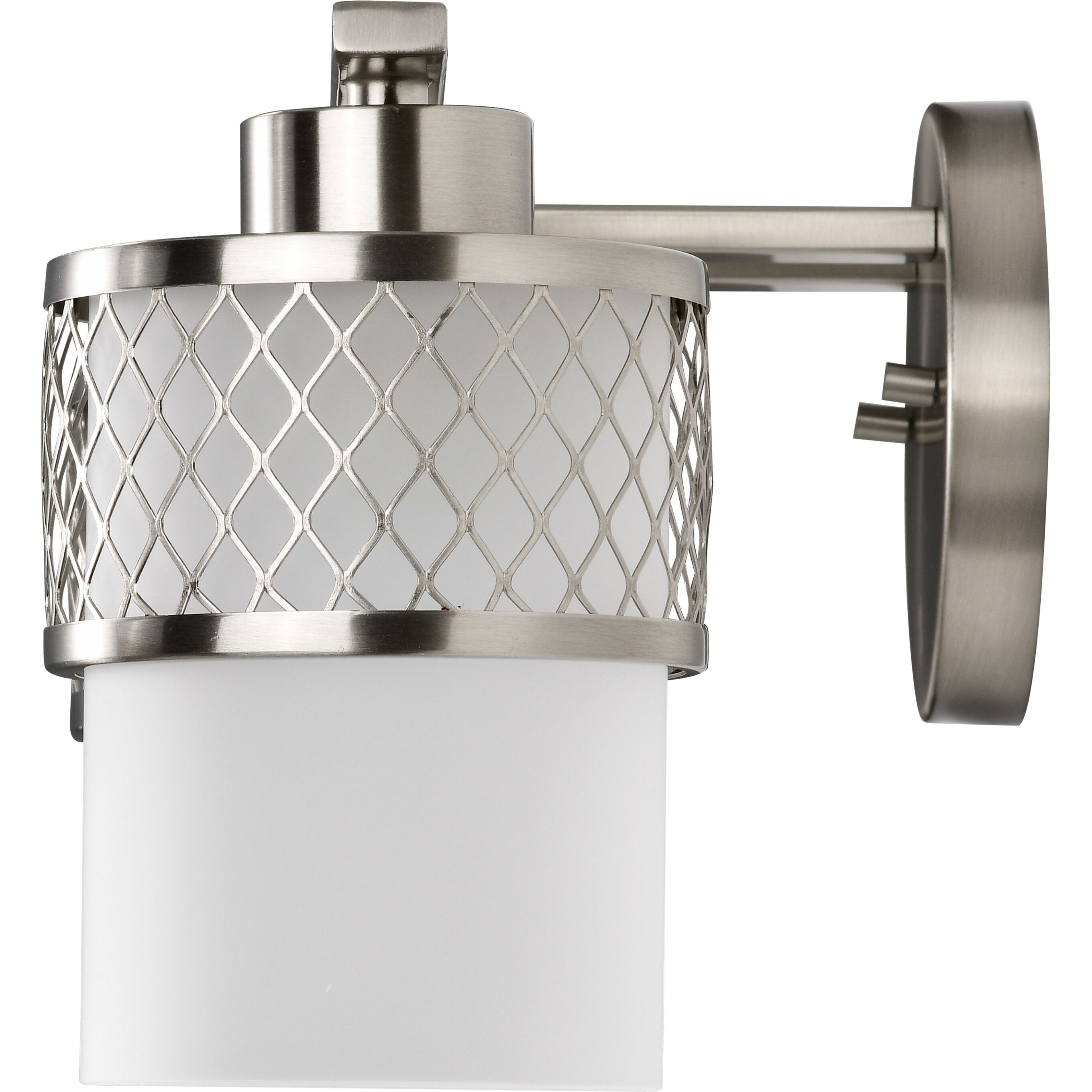 Fusion 4 Light 27 inch Brushed Nickel Vanity Light Wall Light
