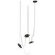 Fremont LED 8.5 inch Ivory and Black Belt Chandelier Ceiling Light