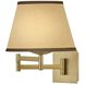 Sonia Wall Mount Wall Light in Light Beige Fabric