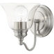 Moreland 1 Light 6 inch Brushed Nickel Vanity Sconce Wall Light