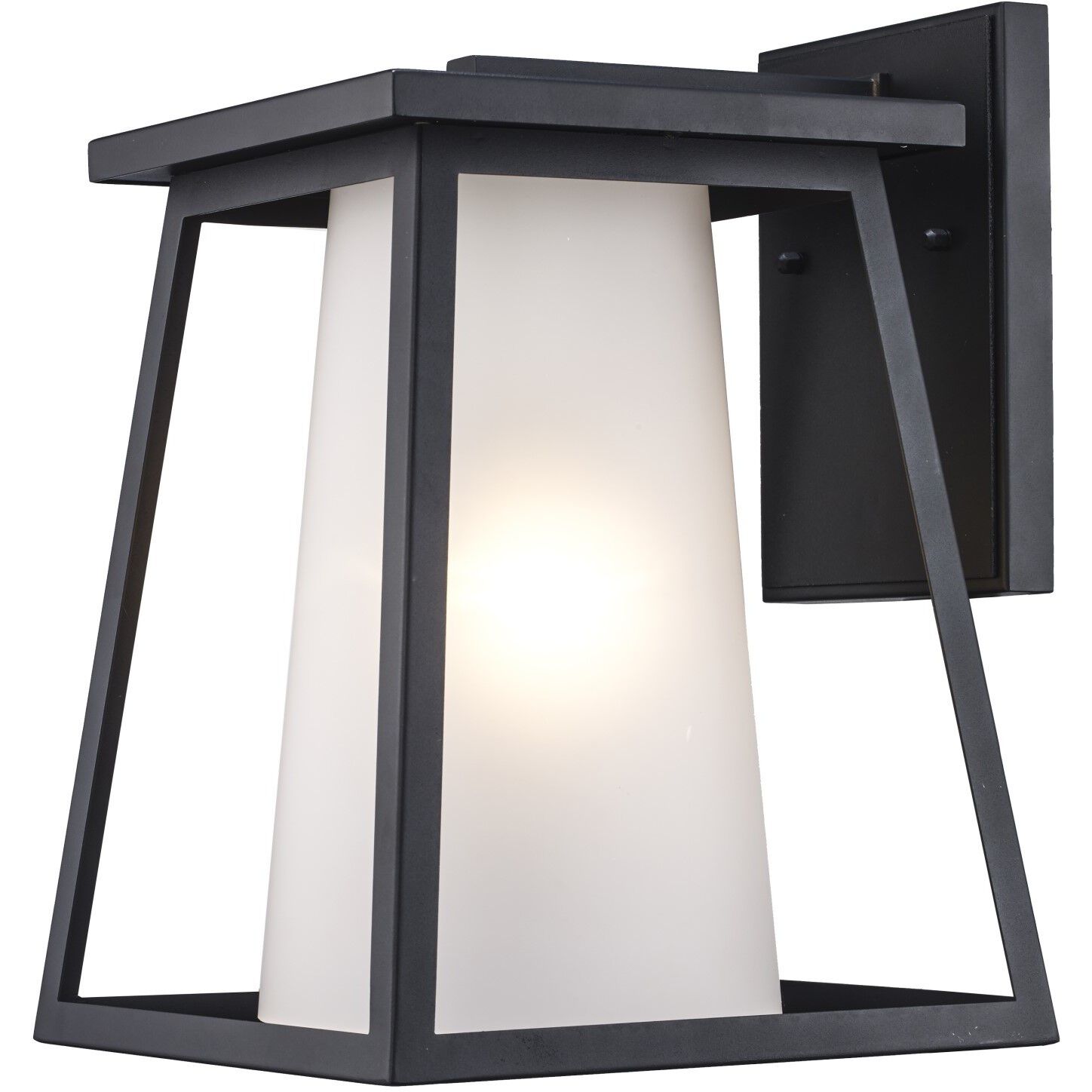 Kingsbury 1 Light 14 inch Black Outdoor Wall Lantern