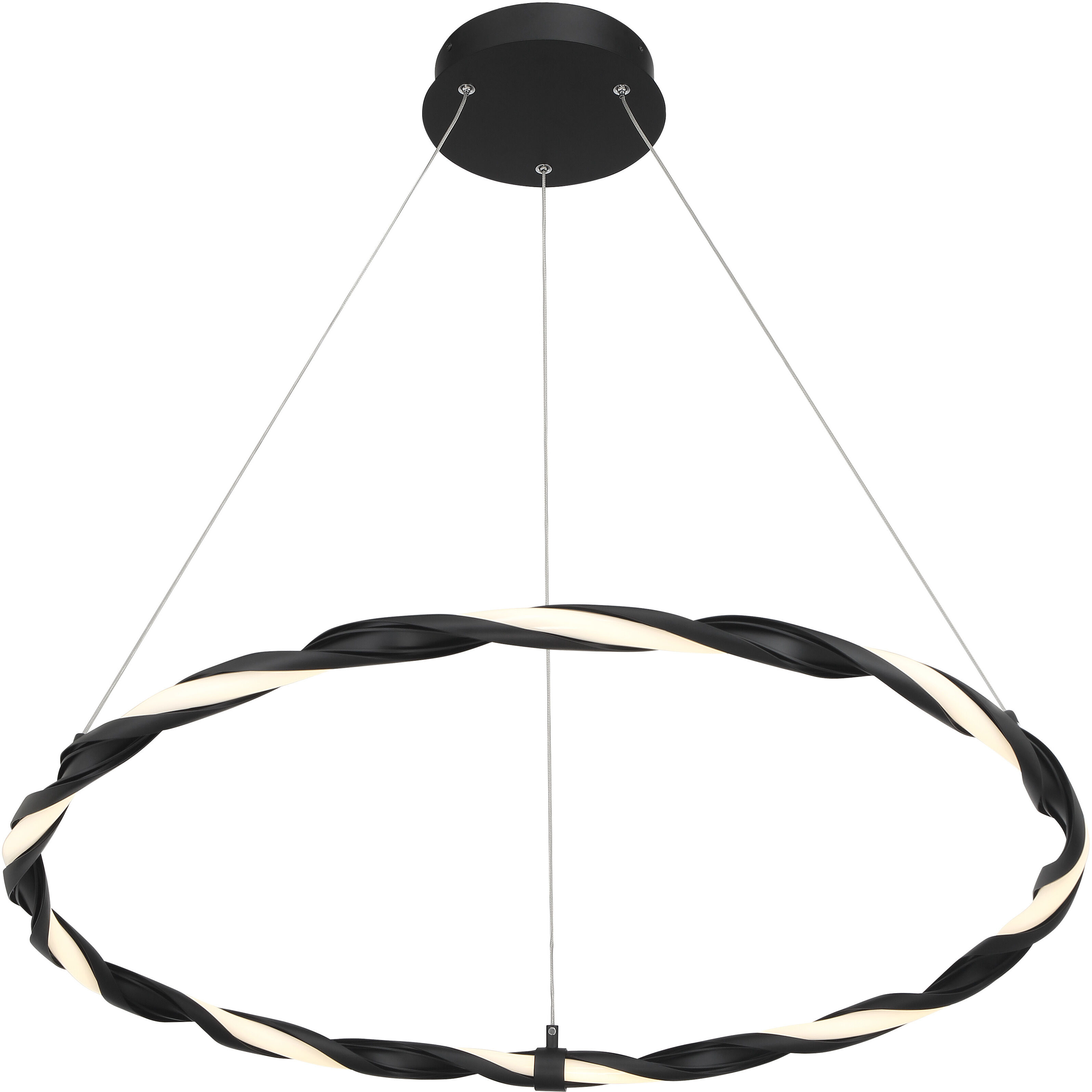 Convolution LED 31 inch Coal Pendant Ceiling Light