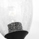 Drew & Jonathan Toffino 4 Light 36 inch Midnight Black Vanity Light Wall Light in Clear Crackle Glass