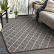 Whistler 120 X 96 inch Charcoal Rug in 8 x 10, Rectangle