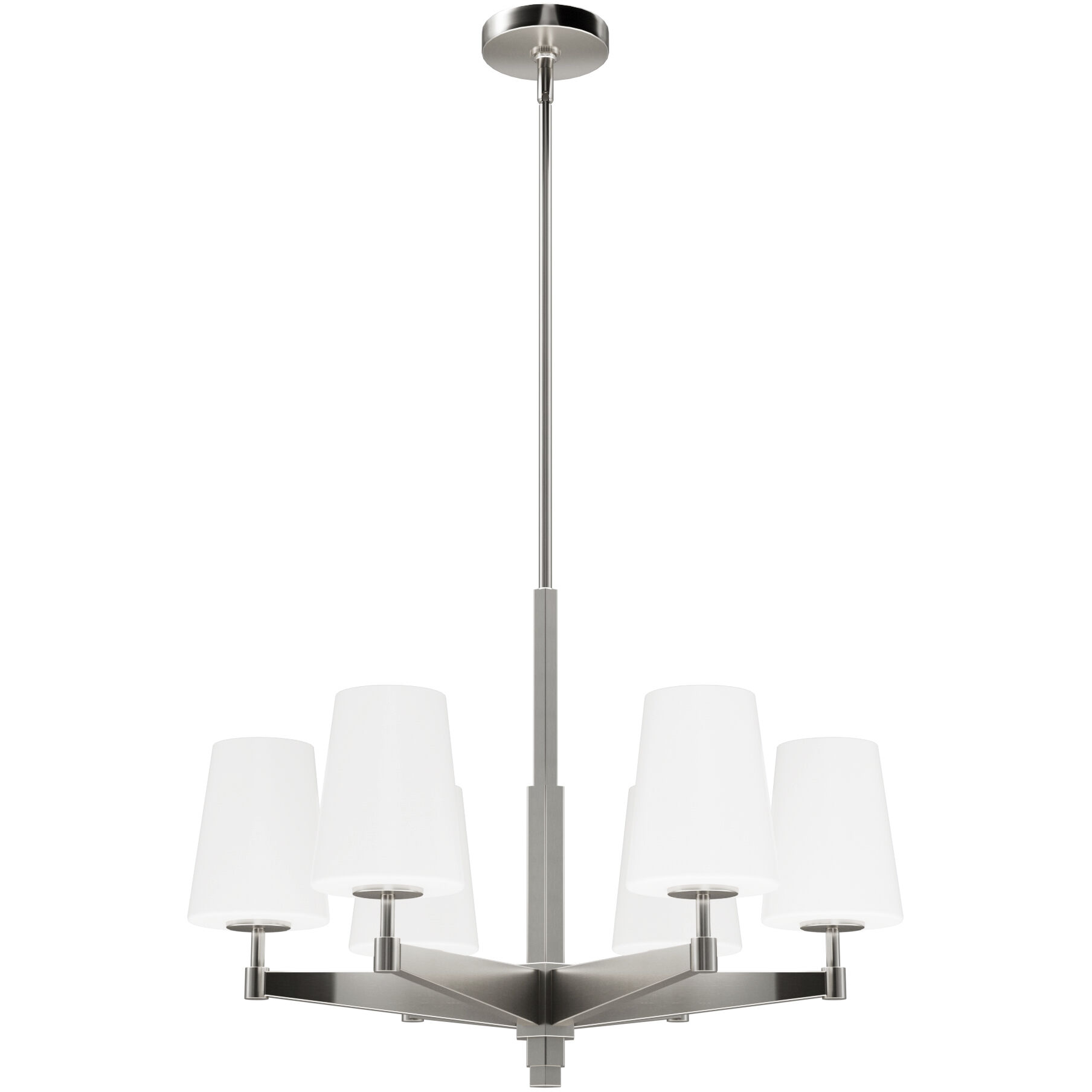 Nolita 6 Light Brushed Nickel Chandelier Ceiling Light