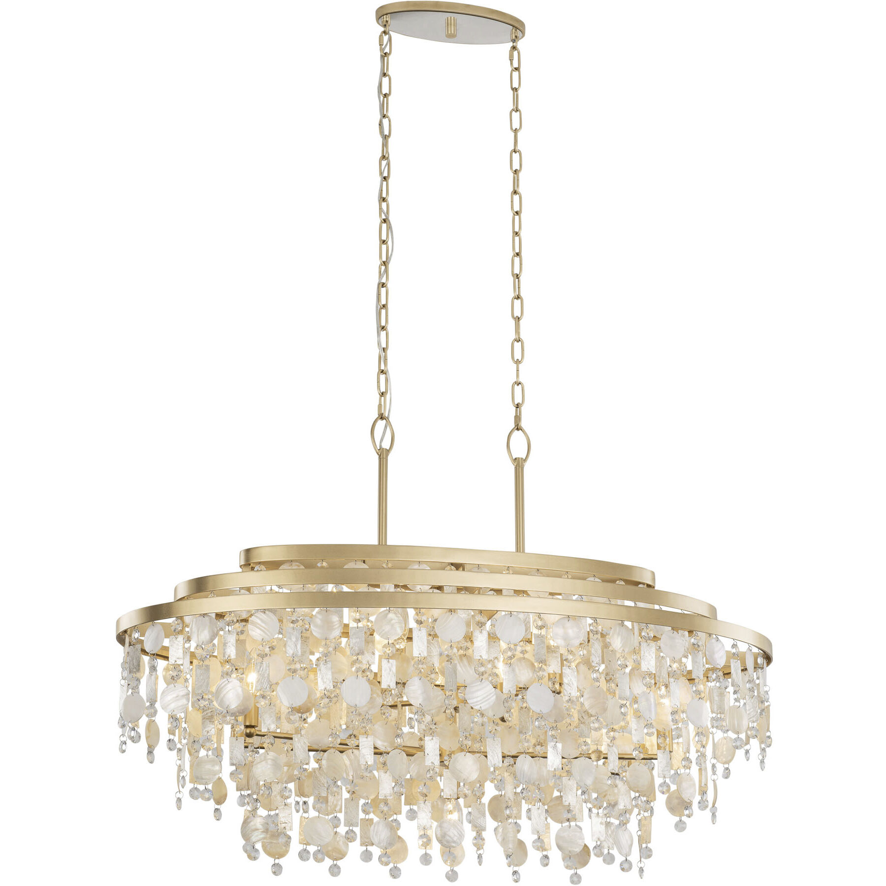 Kalani Linear Pendant Ceiling Light, Smithsonian Collaboration