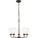 Kerrville 5 Light 20.38 inch Bronze Chandelier Ceiling Light