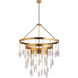 Kelly Wearstler Halcyon 6 Light 36 inch Antique-Burnished Brass Three Tier Chandelier Ceiling Light, Large