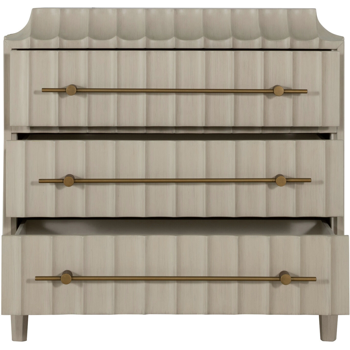 Merigold Brushed Gold / Sesame White Chest