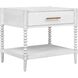 Bales 26 X 23.25 inch Off-White and Gold Side Table