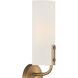 Manhasset 2 Light 5 inch Old Satin Brass Wall Sconce Wall Light