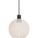 Newton 6 LED Black Cord Pendant Ceiling Light