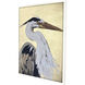 Heron Beauty White and Beige and Black and Metallic Framed Art, The Studio