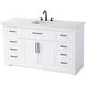 Remington 60 X 35 inch White Bathroom Vanity Cabinet