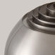 Tambo 92 inch 14 watt Satin Nickel and Black Oak Arc Floor Lamp Portable Light in Satin Nickel Steel