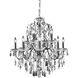 St. Francis 12 Light 28 inch Dark Bronze Dining Chandelier Ceiling Light in Royal Cut