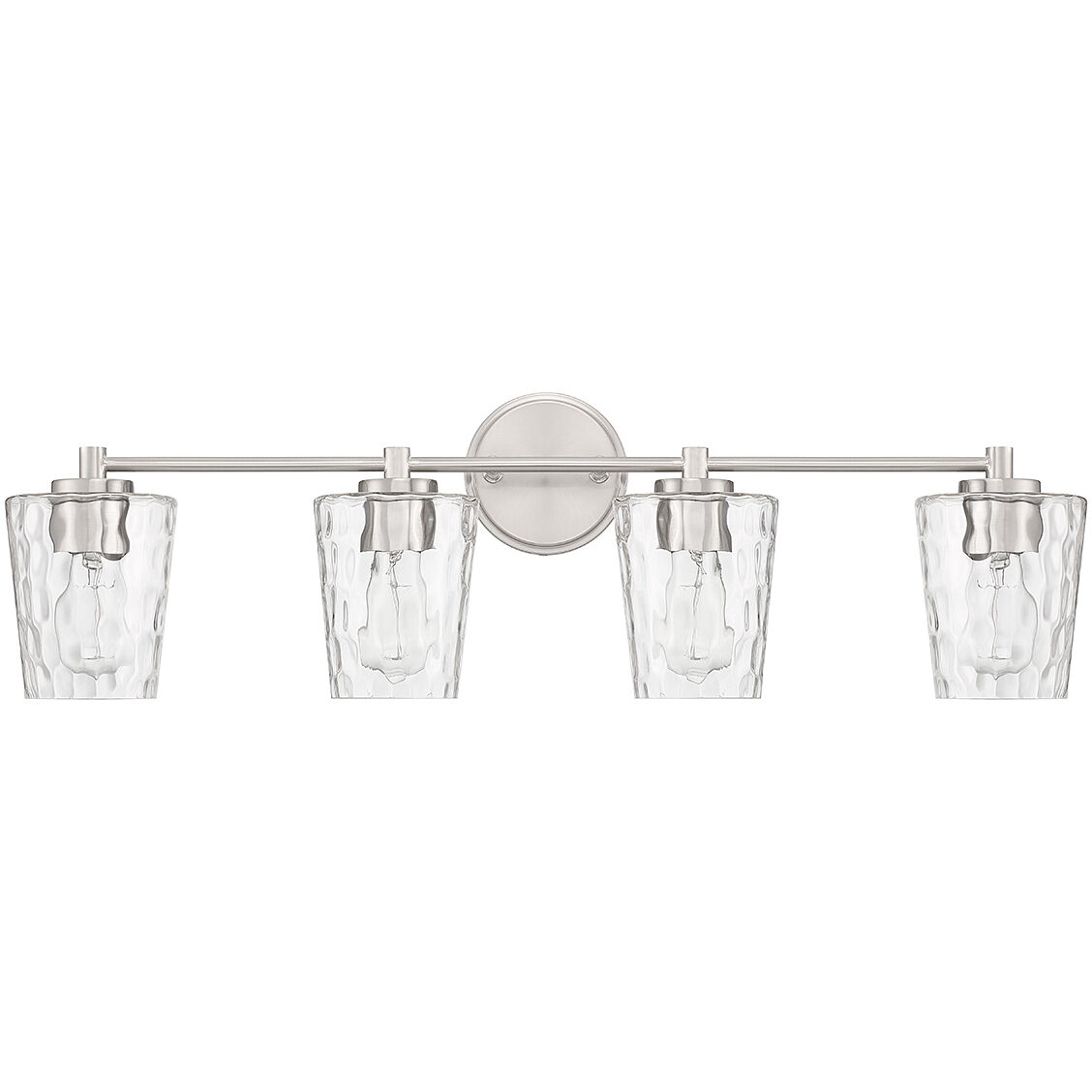 Ballas 4 Light 31.5 inch Satin Nickel Bathroom Vanity Light Wall Light
