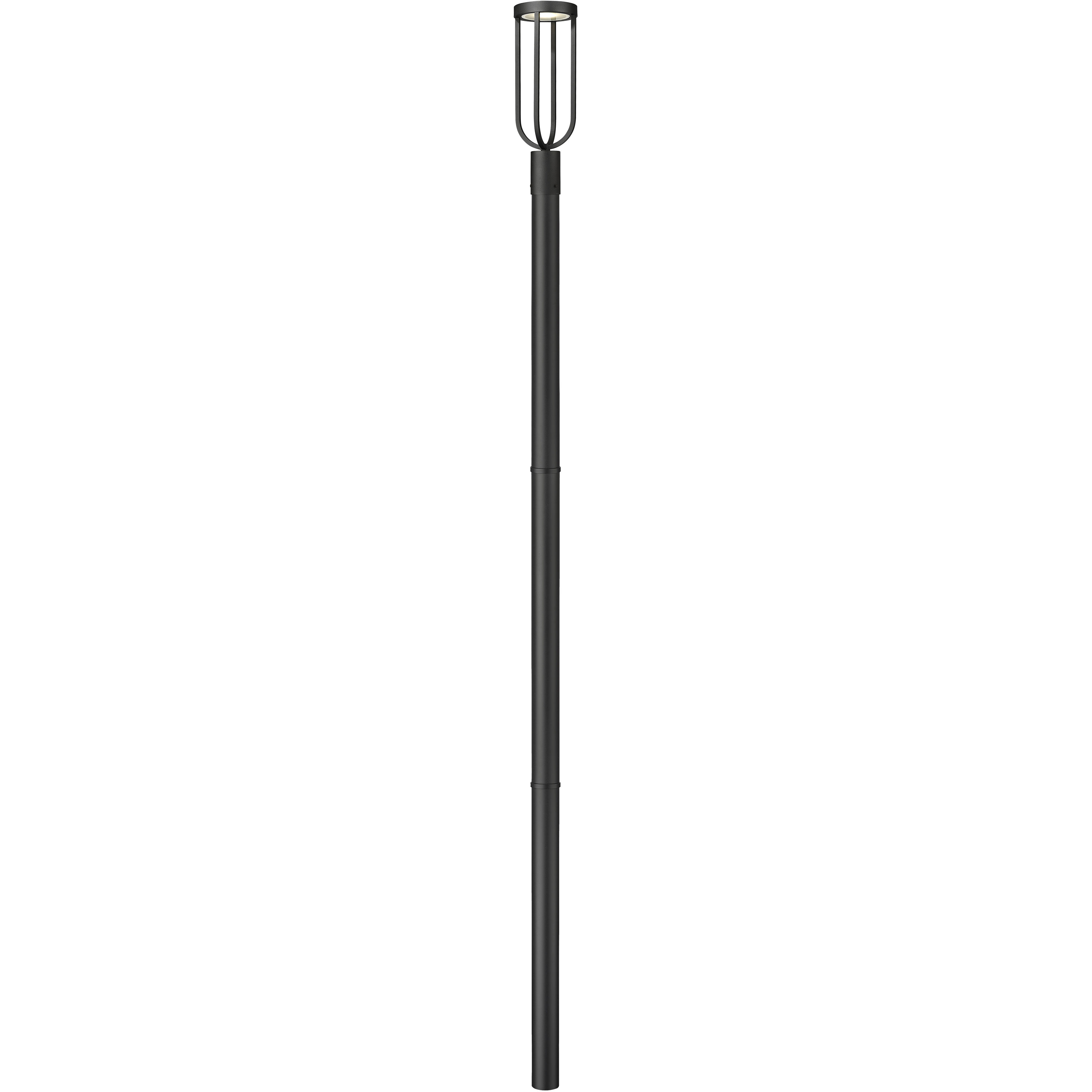 Leland LED 113.25 inch Sand Black Outdoor Post Mounted Fixture