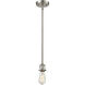 Paladin 1 Light 7.13 inch Brushed Satin Nickel Mini Pendant Ceiling Light