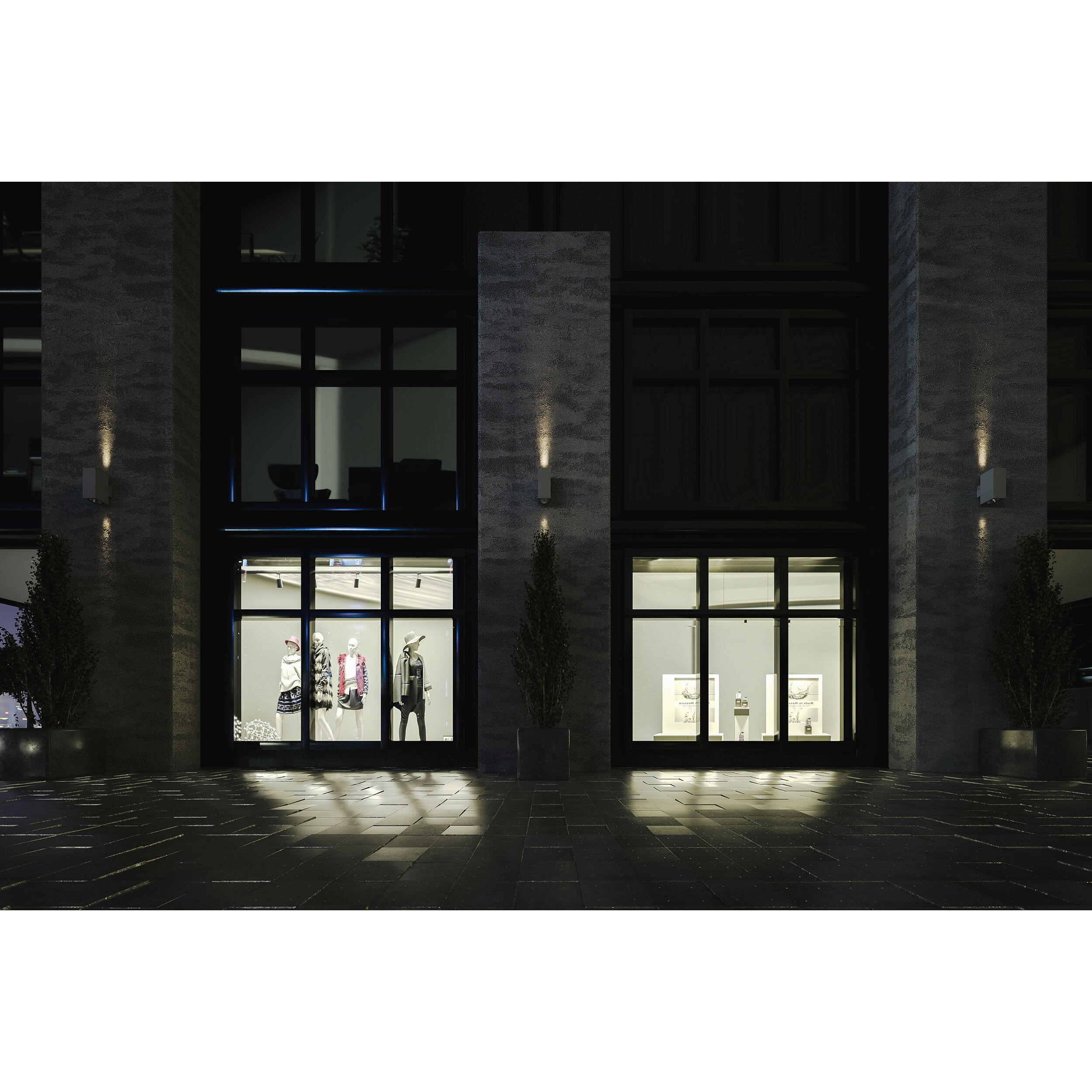 Sera LED 13.1 inch Silver Outdoor Wall Sconce in 6 in