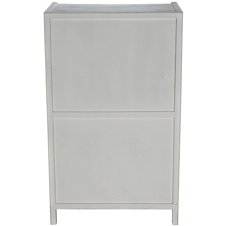 Hampton White Wash Dresser, Tall Boy