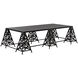 Brixton 64 X 38 inch Matte Black Coffee Table