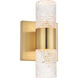 Vega LED 4.53 inch Gold Wall Sconce Wall Light