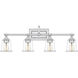 Nicholas 4 Light 31 inch Polished Chrome Bath Light Wall Light