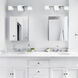 Vicino 3 Light 21.25 inch Chrome Bath Vanity Wall Light