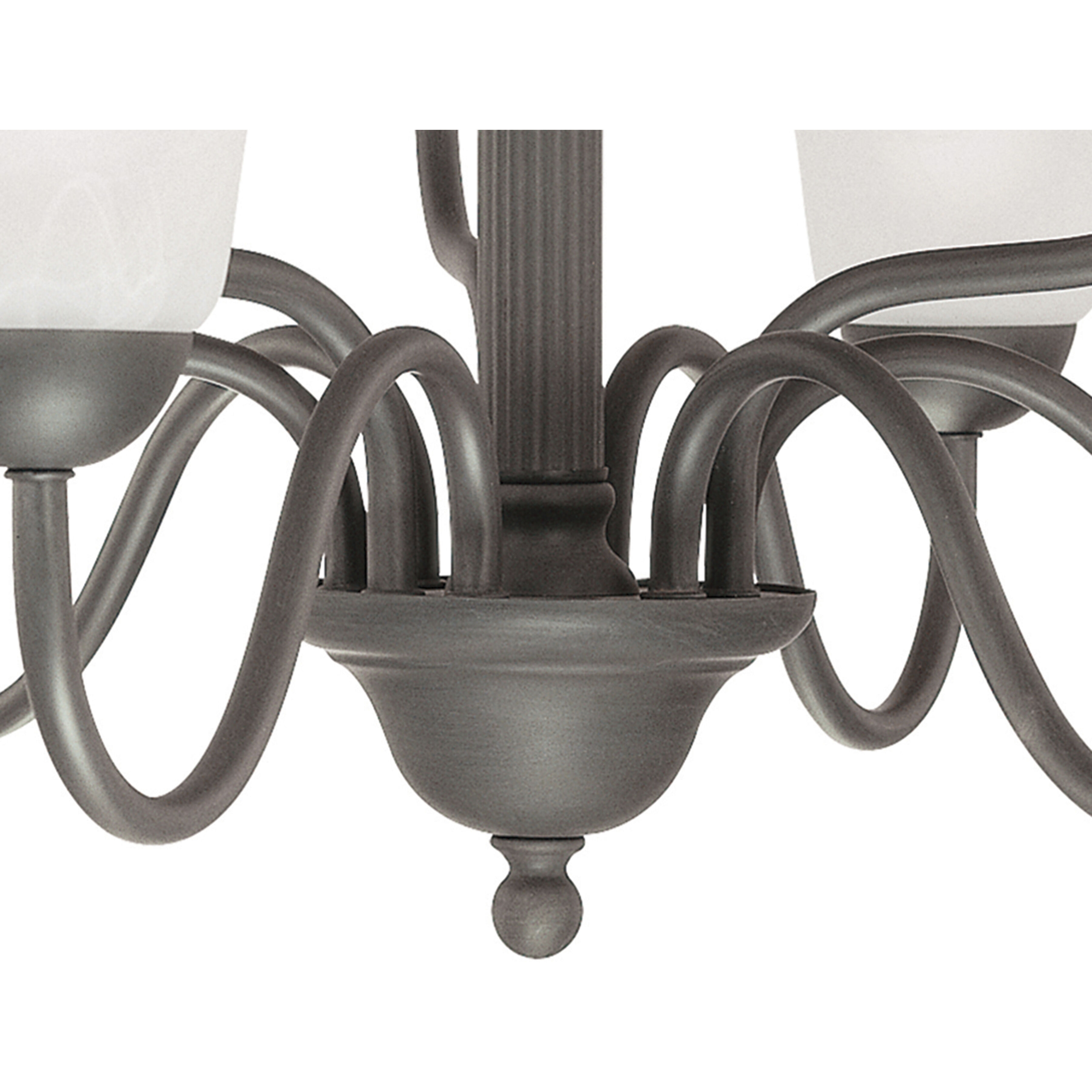 Riva 9 Light 32 inch Painted Bronze Chandelier Ceiling Light