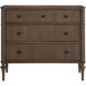 Andrea Satin Oak and Antique Bronze Chest
